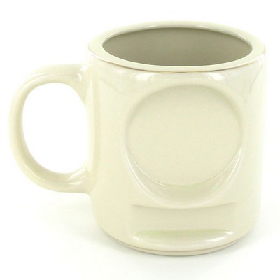 13 Oz. Beige Coffee Mug Without 2" Insert and Plate