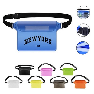 Large capacity durable PVC outdoor waterproof clear bag