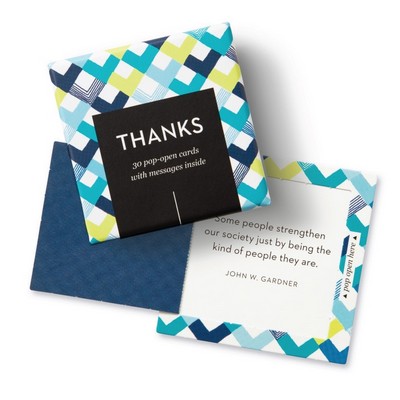 ThoughtFulls: Thanks (30 Pop-Open Cards with Messages Inside)