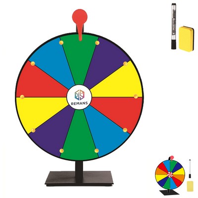 24-inches Circular Plastic Promotional Interactive Prize Wheel