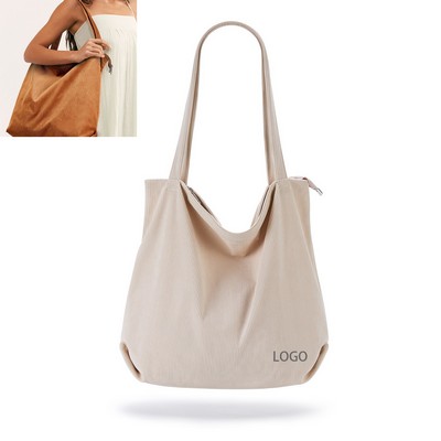 Corduroy Tote Bag