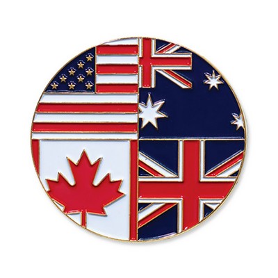 Die-Struck Soft Enamel Lapel Pins (1 1/2")