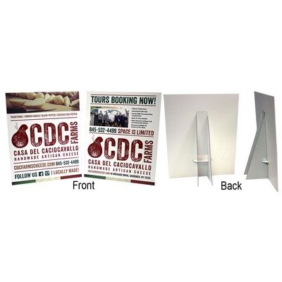 Counter Cards - 3mil PVC - 8.5" x 11"