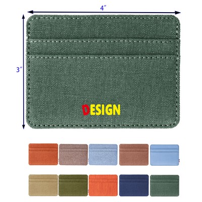 Ultra-thin Leather Card Bag