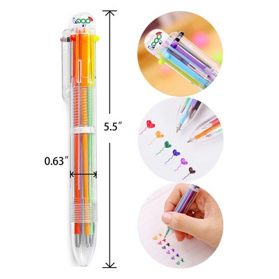 6" 1 Multicolor Ballpoint Pen