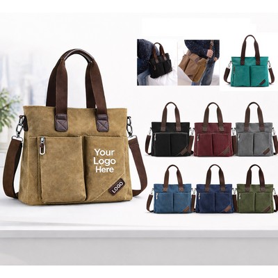 Customized Promotional Waxed Canvas Bag