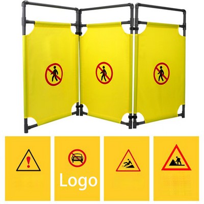 Construction safety signboard
