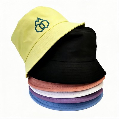 Printed Bucket Hat Sun Protective Cotton