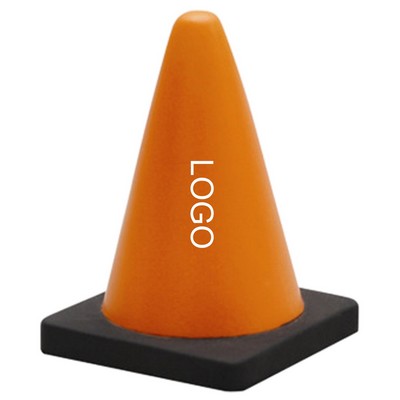 PU Foam Traffic Cone Stress Relief Squeeze Toy