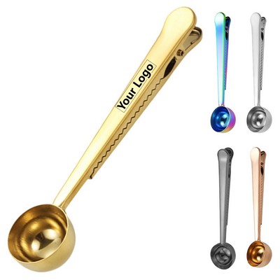 Versatile Kitchen Scoop with Sealing Clip