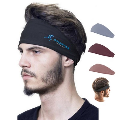 High Elasticity Breathable Polyester Sports Unisex Headband