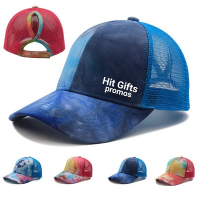 Tie Dye Baseball Net Cap