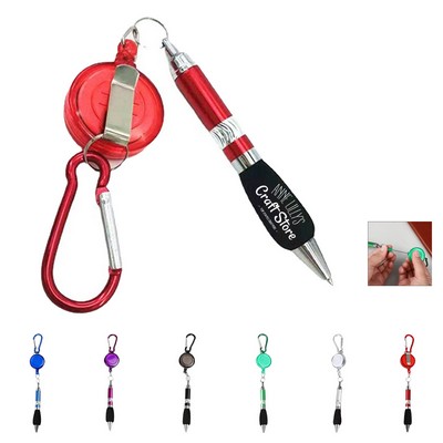 Cord Pull Ballpoint Pen