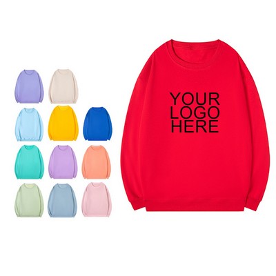 Unisex Hoodless Crewneck Sports Hoodie