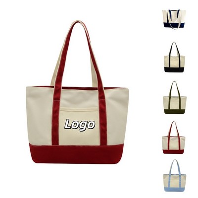 Large Classic Canvas Tote Bag