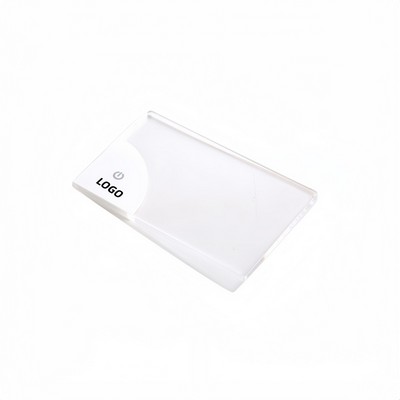 Creative Acrylic LED Business Card Lamp With Seven Color Glow