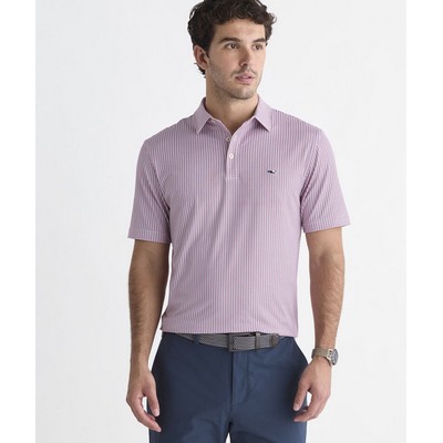 Vineyard Vines Men's Printed Sankaty Performance Polo