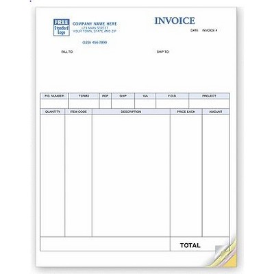 Classic Laser Product Invoices (2 Part)