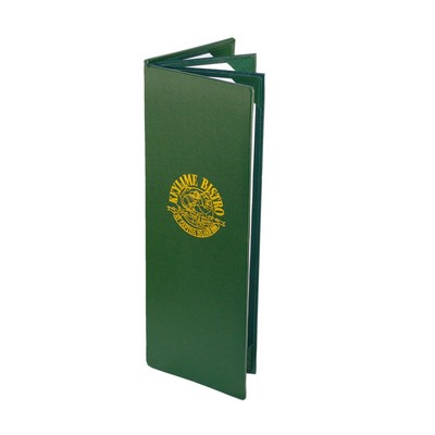 Kensington Quad Panel Booklet/6 View Menu Cover (Holds SIX 8 1/2"x14" Inserts)