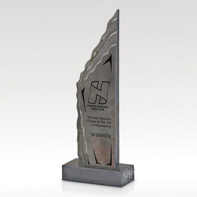 Multicolored Slate Award - Solace - Medium