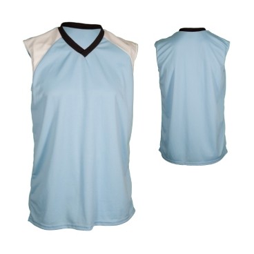 Youth Dazzle Cloth V-Neck Jersey Shirt w/ Contrasting Front Shoulder Panel