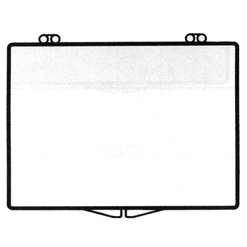 Rigid Clear Hinged Plastic Box (3 1/2"x2 9/16"x3/8")