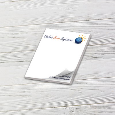 Full-Color Notepads - 100 Sheets (3.5" x 4.25")