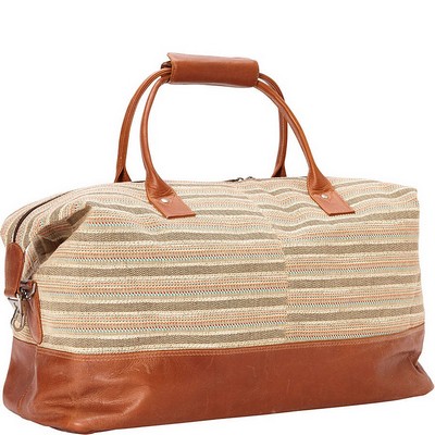 BOHO Duffel leather bag_TAN