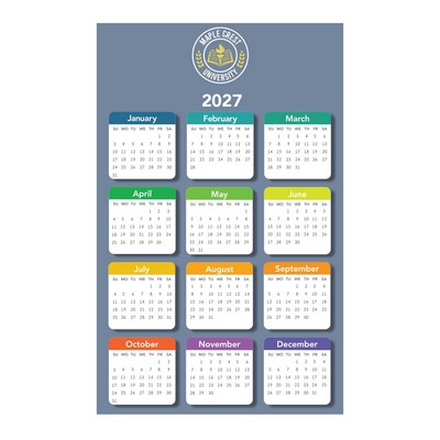Paper Wall Calendar - 24"x38"