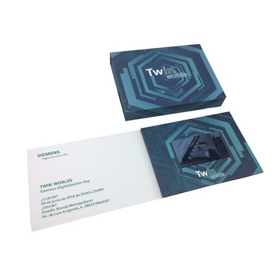 4" IPS A6 Standard Soft Cover Business Video Brochure Card