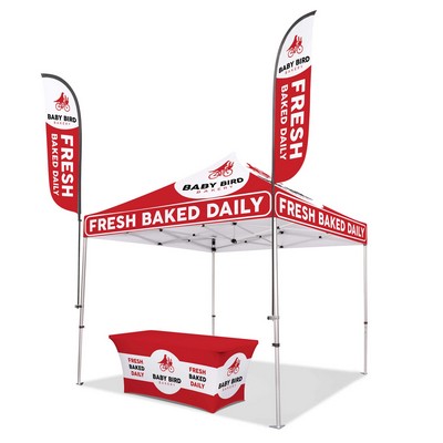 10' x 10' Custom Canopy Tent - Experience Basic Package