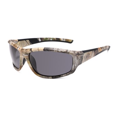 Sunglasses - Black Lenses - Camo Frames