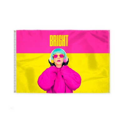 5'x8' 200D Nylon Custom Digital Print Flag