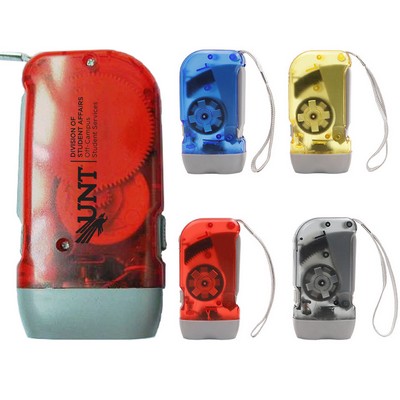 Hand Cranking Portable Flashlight