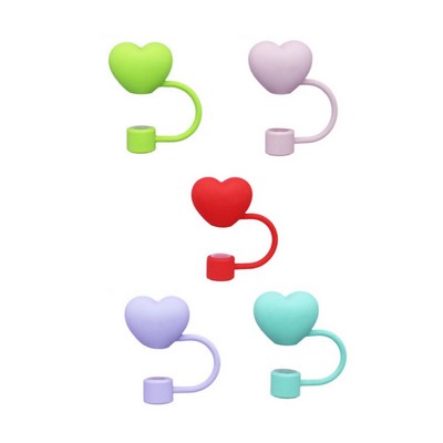 Heart Shaped Straw Cover (No Decoration)