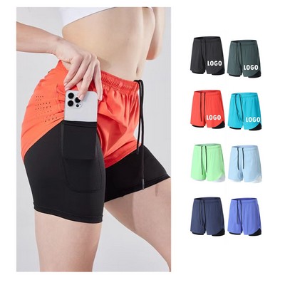 Women 2-in-1 Running Short