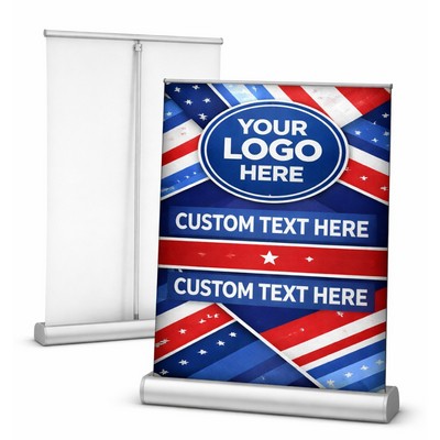 Table Top Mini Roll Up Banner Single Sided