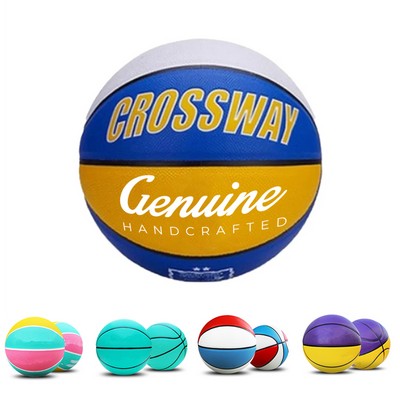 Re-inflatable Rubber Basketball