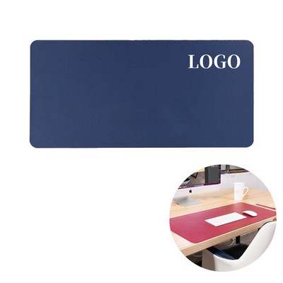 Customized Dual-Sided Leather Mouse Pad (24" x 12")