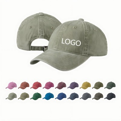 Vintage Washed Cotton Dad Hat