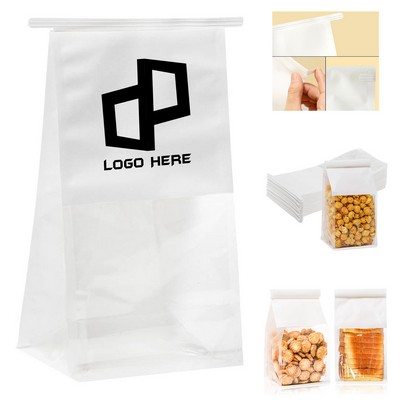 6.30X10.24X5.12" White Kraft Paper Bag