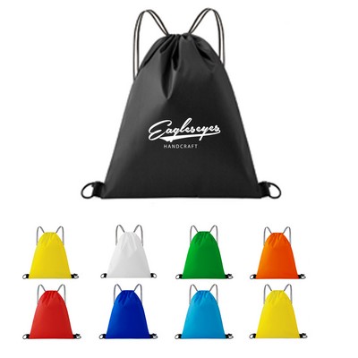 Adjust Cotton Canvas Drawstring Backpack