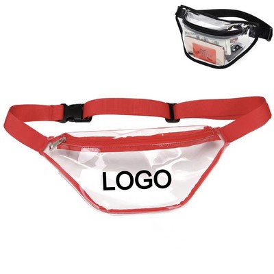 Transparent PVC Simple Waist Bag