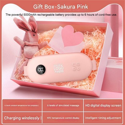 Portable Cordless Heating Pad Gift Box Packaging With A Handbag Included