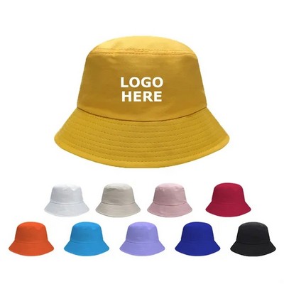 Unisex Summer Cotton Twill Bucket Hat(Ocean)