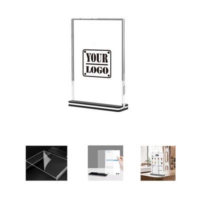 "T" Shape Acrylic Table Sign