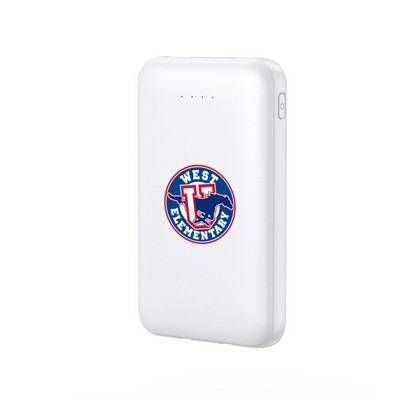 5000mAh Mini Power Bank With Cables