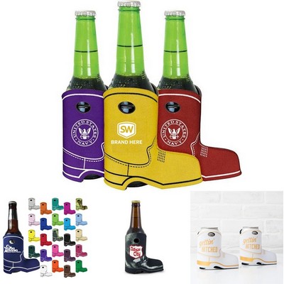 Neoprene Boot-Shaped Can Cooler