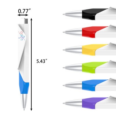 Plastic Pen with Note Holder
