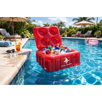 PVC Inflatable Cooler with Can Holder